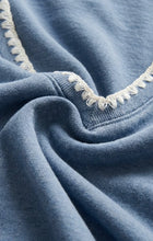Load image into Gallery viewer, Z SUPPLY- Cam Knit Denim Whipstitch Top