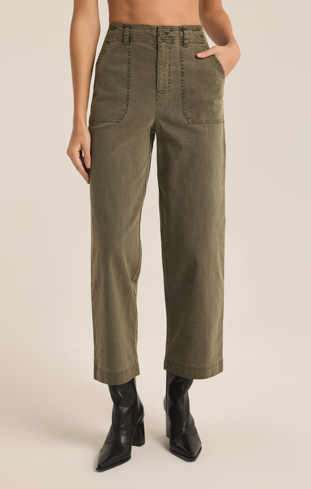 Z Supply - Bobbi Washed Pant Grape Leaf