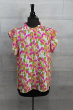 Load image into Gallery viewer, THML Clothing - Flutter Sleeve Print Top FINAL SALE ITEM!