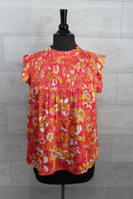 Load image into Gallery viewer, THML Clothing -  Smocked Floral Top- FINAL SALE ITEM!