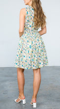 Load image into Gallery viewer, THML Clothing - Flower Print Smocked Waist Dress Final sale item!